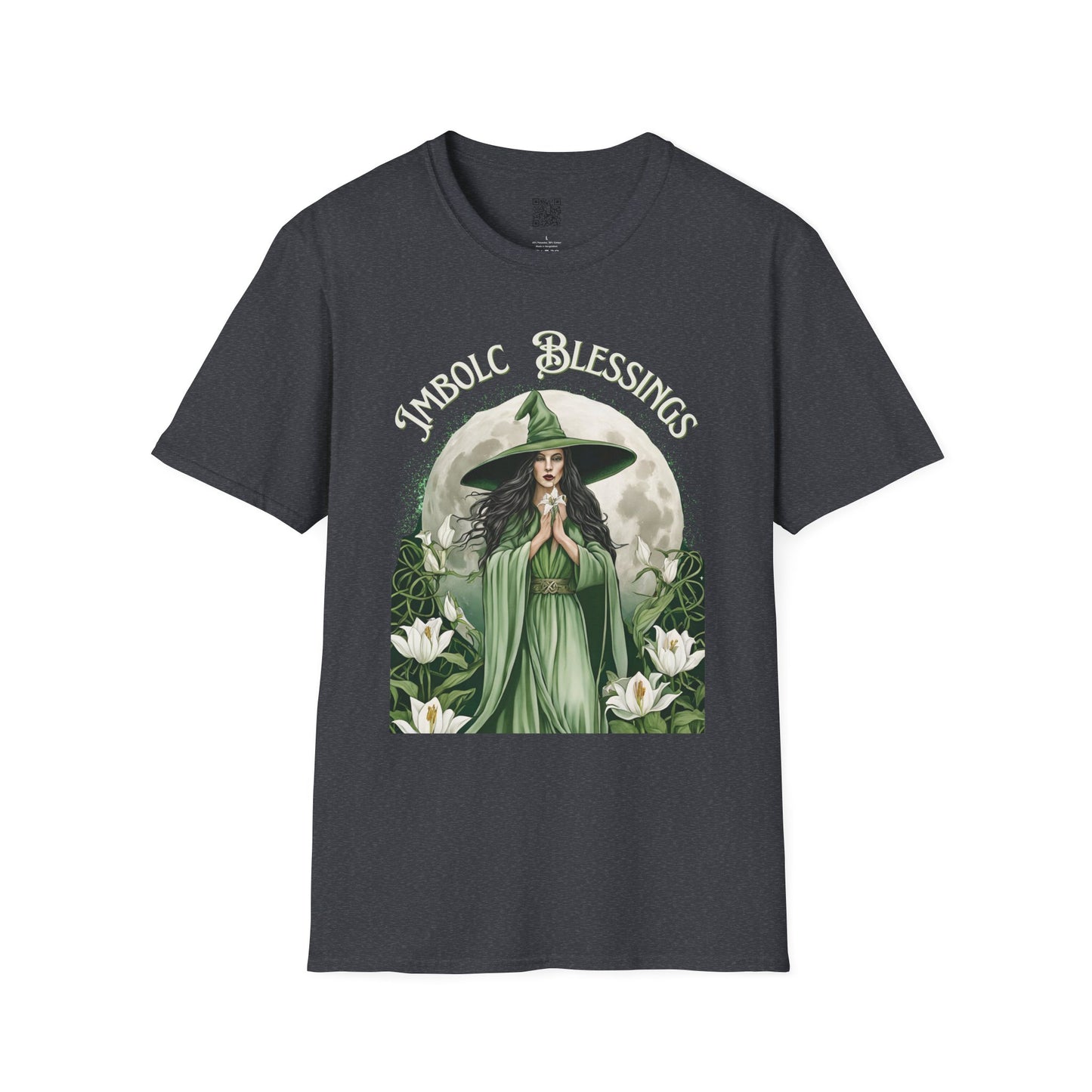 Imbolc Blessings T-Shirt, Witchy Apparel, Pagan Gift, Unisex Graphic Tee, Spiritual Wear, Wheel of the Year, Blessed Be - Divine Mystic Moons