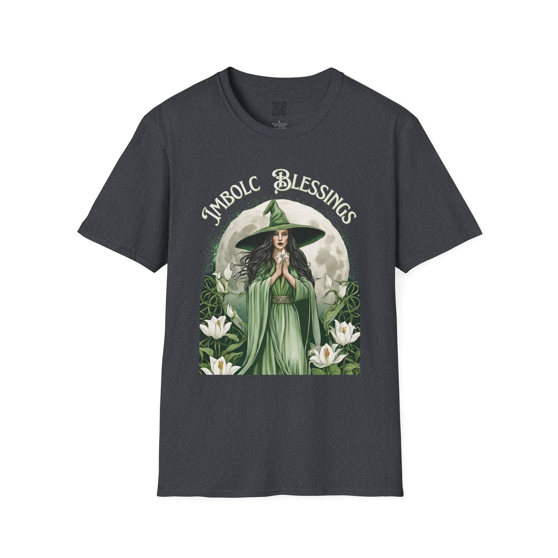 Imbolc Blessings T-Shirt, Witchy Apparel, Pagan Gift, Unisex Graphic Tee, Spiritual Wear, Wheel of the Year, Blessed Be - Divine Mystic Moons