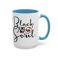 Black Like My Soul Mug – Gothic Coffee Cup, Funny Dark Humor Gift, Pink, Red, or Black Two-Tone Ceramic Mug, Alt Aesthetic Drinkware - Divine Mystic Moons