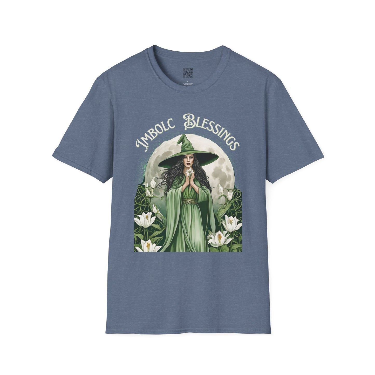Imbolc Blessings T-Shirt, Witchy Apparel, Pagan Gift, Unisex Graphic Tee, Spiritual Wear, Wheel of the Year, Blessed Be - Divine Mystic Moons