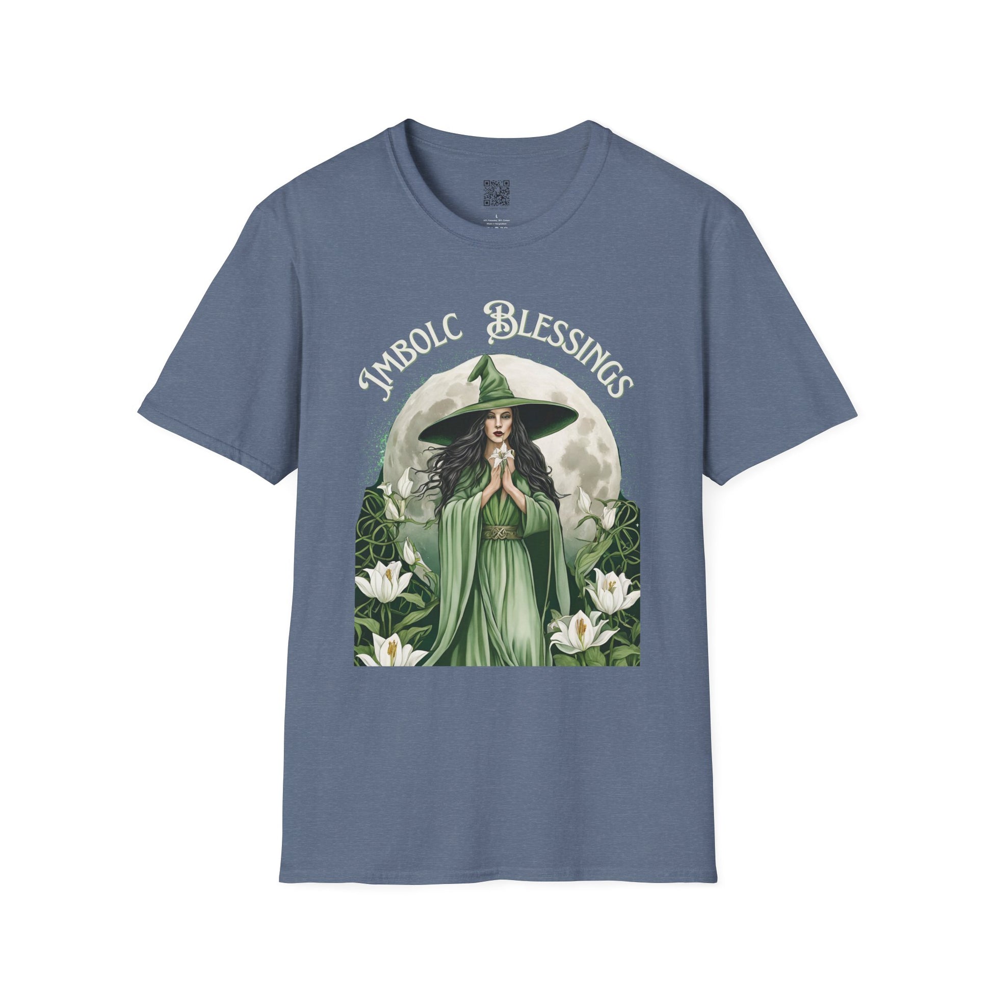 Imbolc Blessings T-Shirt, Witchy Apparel, Pagan Gift, Unisex Graphic Tee, Spiritual Wear, Wheel of the Year, Blessed Be - Divine Mystic Moons