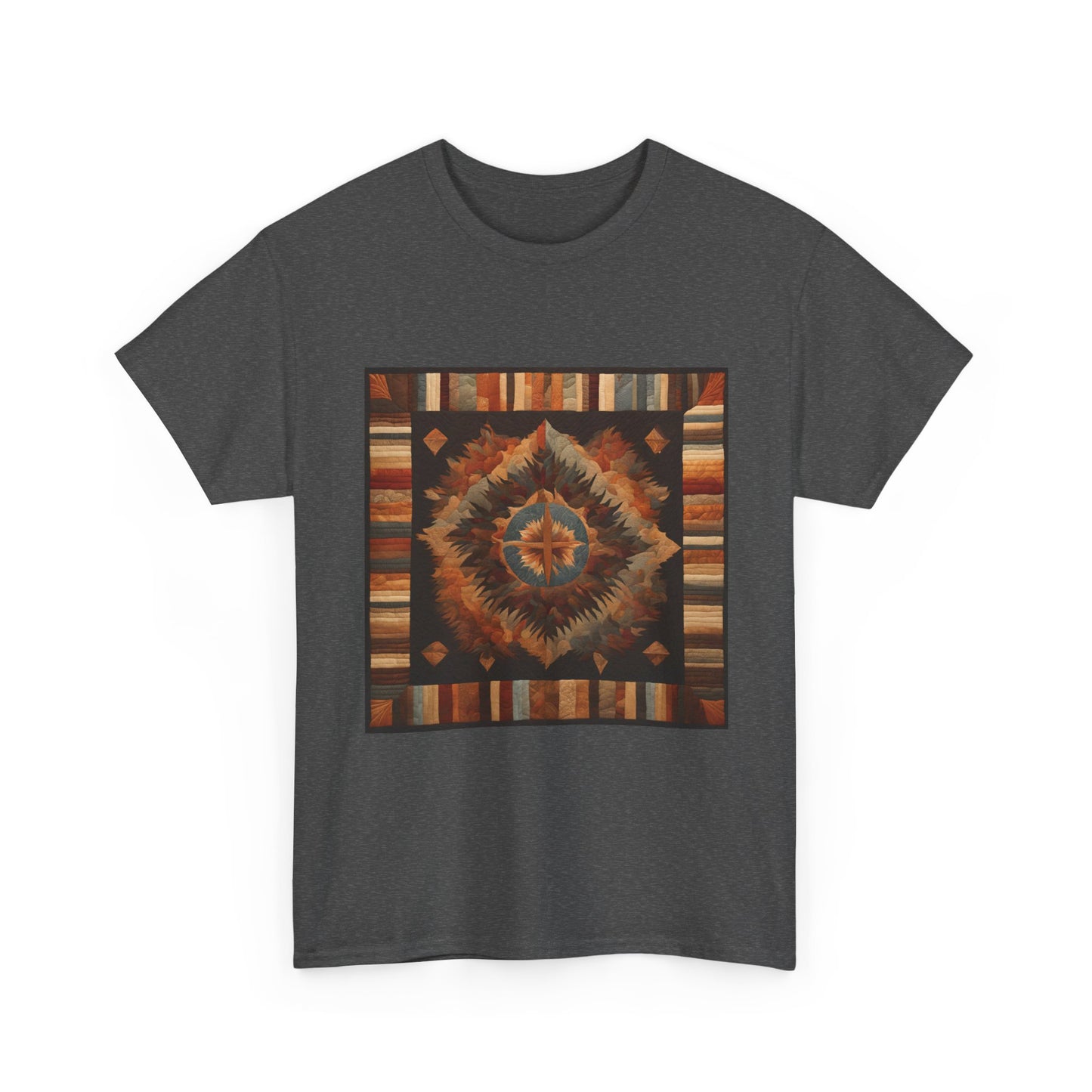 Bohemian Style Unisex Heavy Cotton Tee - Cozy Everyday Wear, Perfect for Festivals, Casual Outings, Nature Lovers, and Gift Ideas - Divine Mystic Moons