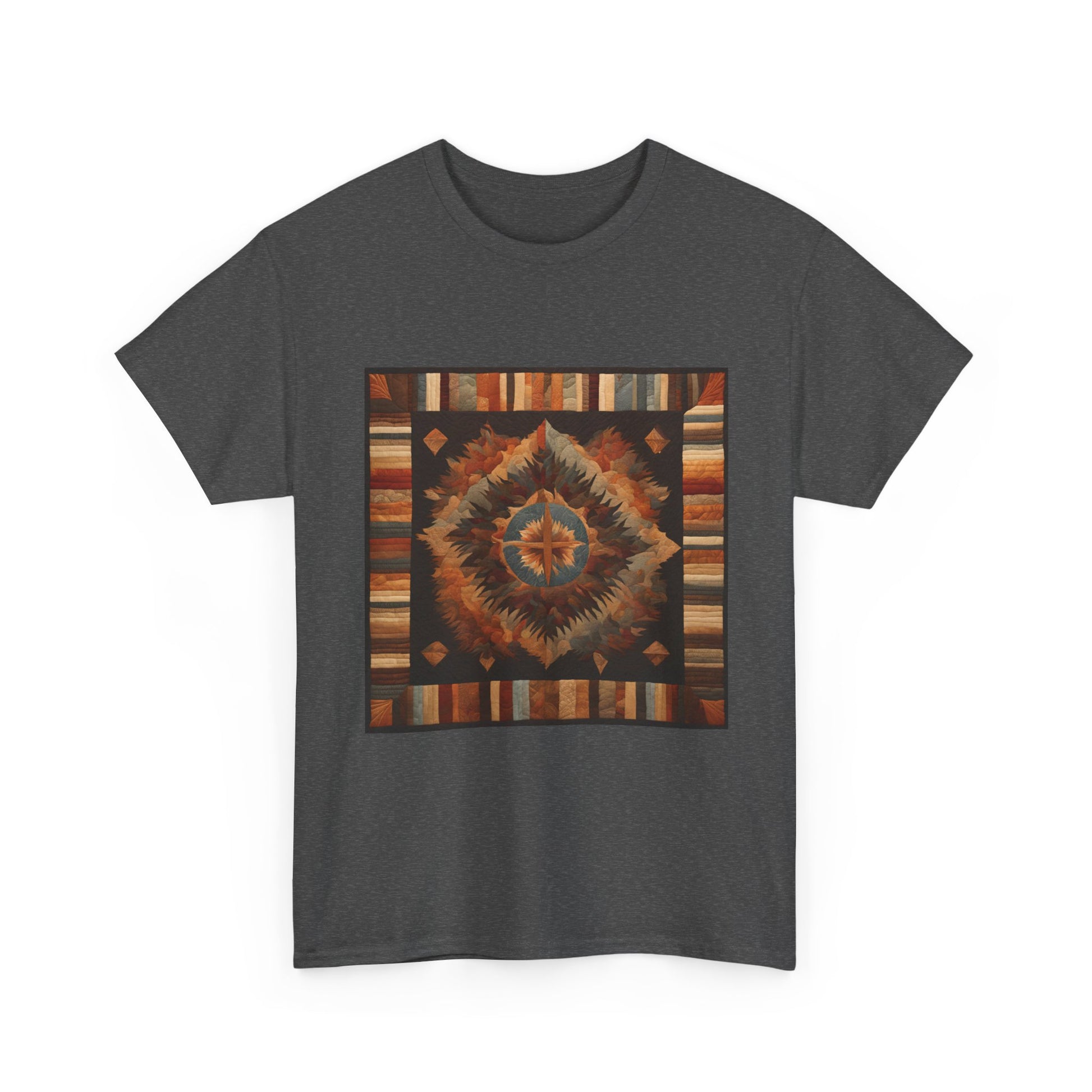 Bohemian Style Unisex Heavy Cotton Tee - Cozy Everyday Wear, Perfect for Festivals, Casual Outings, Nature Lovers, and Gift Ideas - Divine Mystic Moons