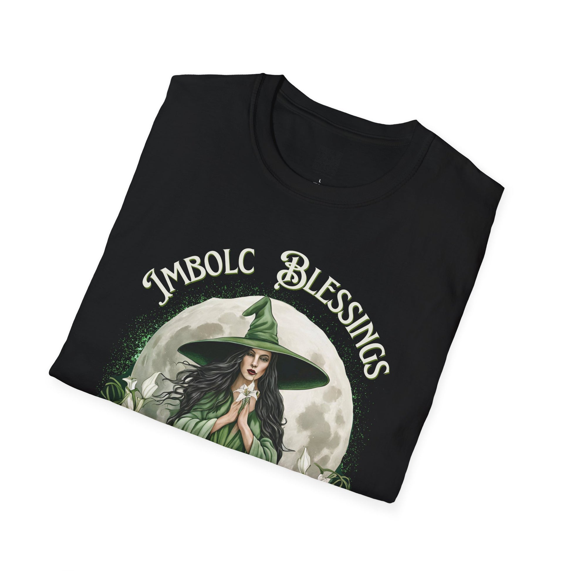 Imbolc Blessings T-Shirt, Witchy Apparel, Pagan Gift, Unisex Graphic Tee, Spiritual Wear, Wheel of the Year, Blessed Be - Divine Mystic Moons