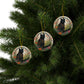 Field of Dreams Cat Ceramic Ornaments, Perfect for Pet Lovers, Holiday Decor, Gift for Cat Lovers, Set of 1/3/5/10 - Divine Mystic Moons