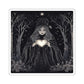 Mystical Heart Square Stickers, Witchy Decor, Dark Fantasy, Laptop Stickers, Gothic Aesthetic, Gift for Witch Lovers - Divine Mystic Moons