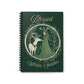 Blessed Winter Solstice Notebook – Yule Spiral Journal with Forest Goddess & Stag, Pagan Witch Sabbat Planner, Wiccan Grimoire Gift - Divine Mystic Moons