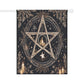 Magical Garden Banner, Enchanted Outdoor Decor, Pagan Home Decoration, Gothic Holiday Decor, Starry Night Garden Flag