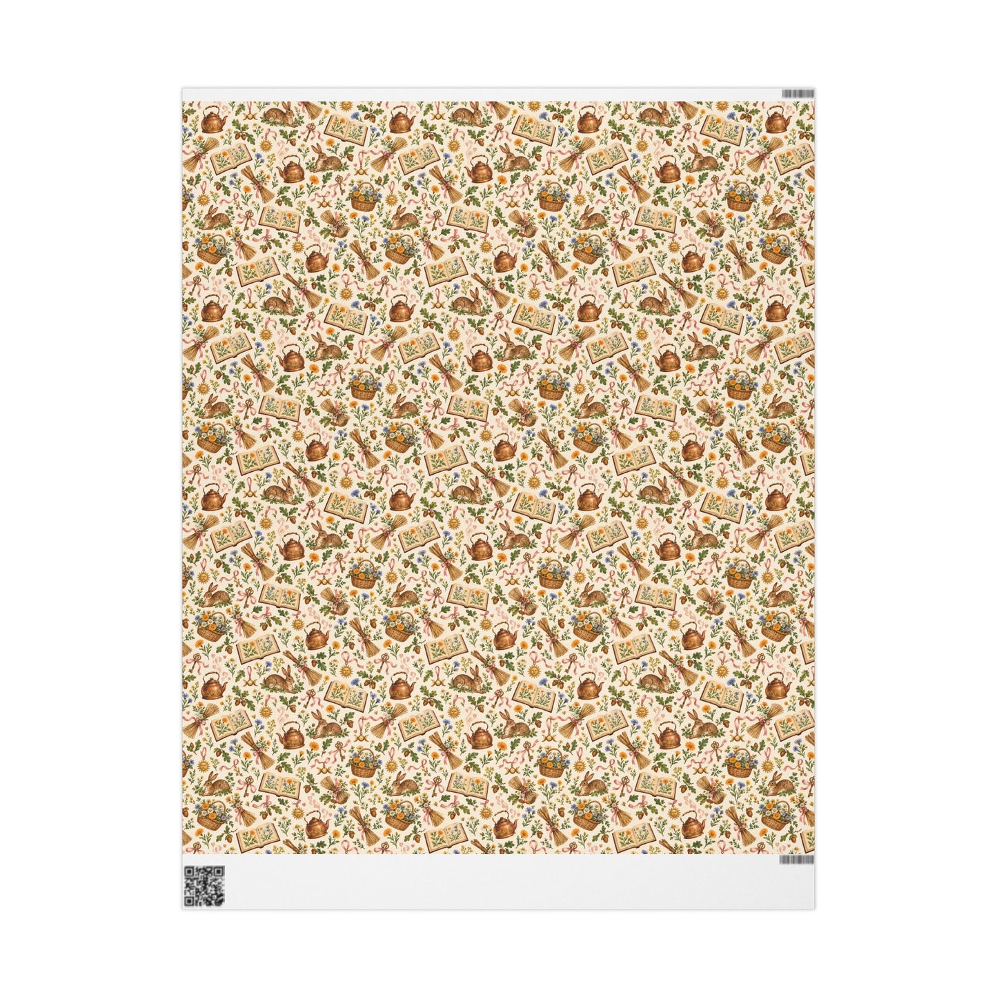 Cottage Witch Hare & Herbal Magic Wrapping Paper