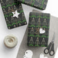 Botanical Yule Tree Wrapping Paper