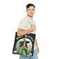Imbolc Blessings Tote Bag, Wiccan Gift, Witchy Style Bag, Green Witch Shopping Tote, Wheel of the Year, Blessed Be - Divine Mystic Moons