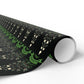 Botanical Yule Tree Wrapping Paper