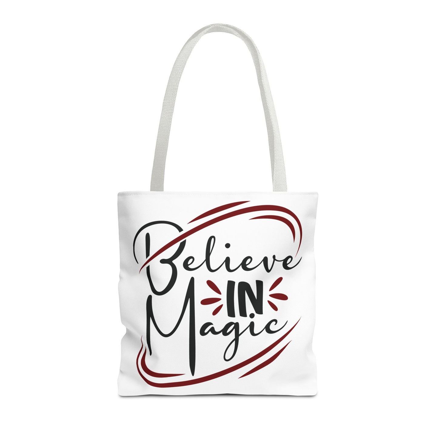 Believe in Magic Tote Bag | Inspirational Tote, Gift for Dreamers, Everyday Carry, Eco-Friendly Bag, Magic Lovers - Divine Mystic Moons