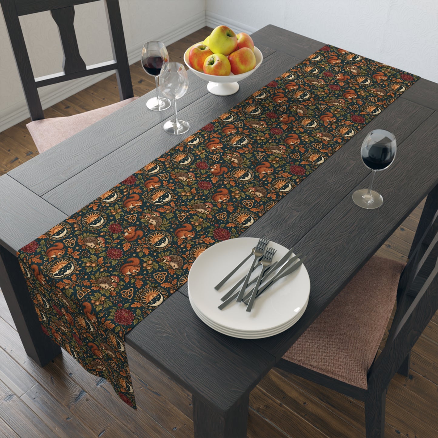 Autumn Woodland Table Runner