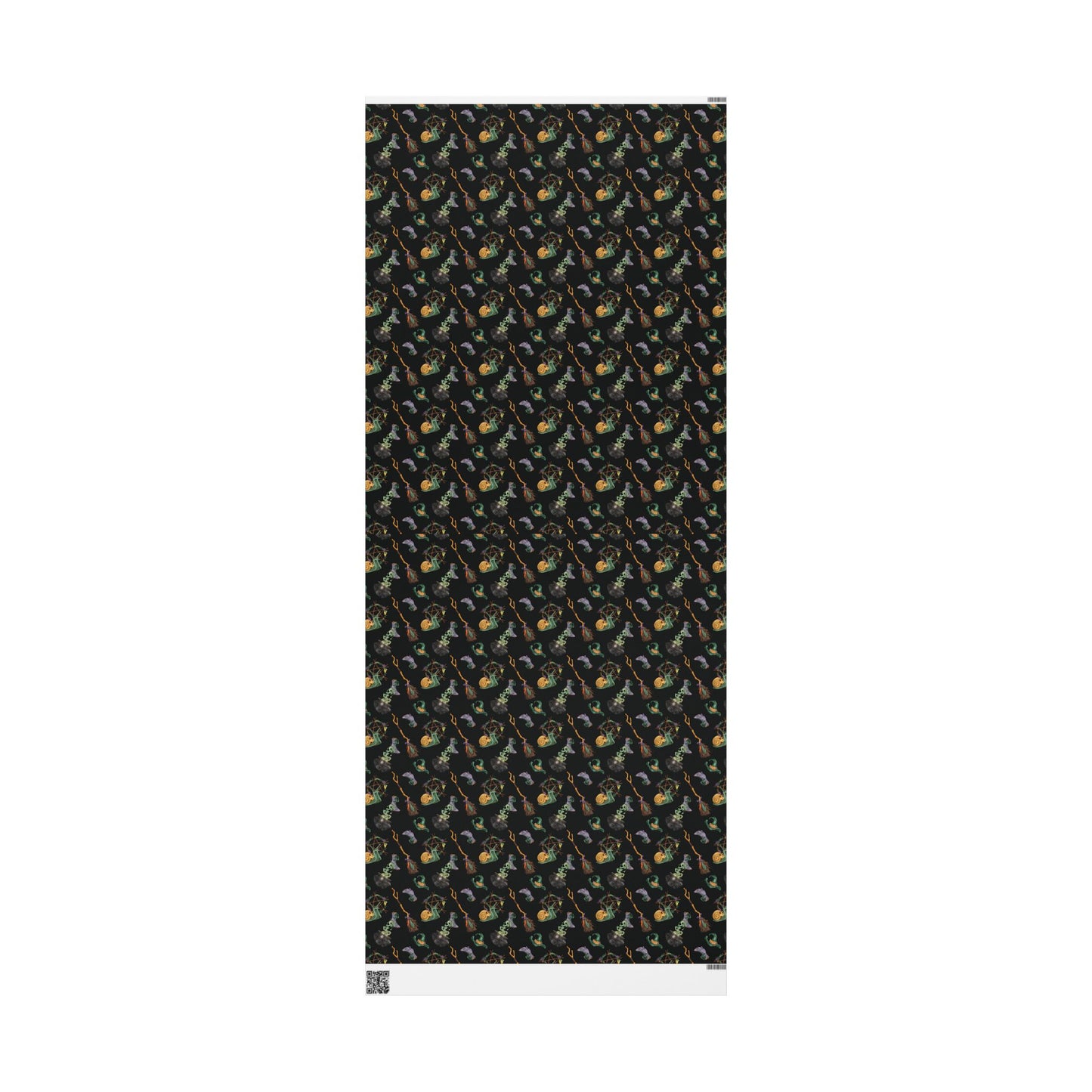 Midnight Witch Hat & Cauldron Wrapping Paper