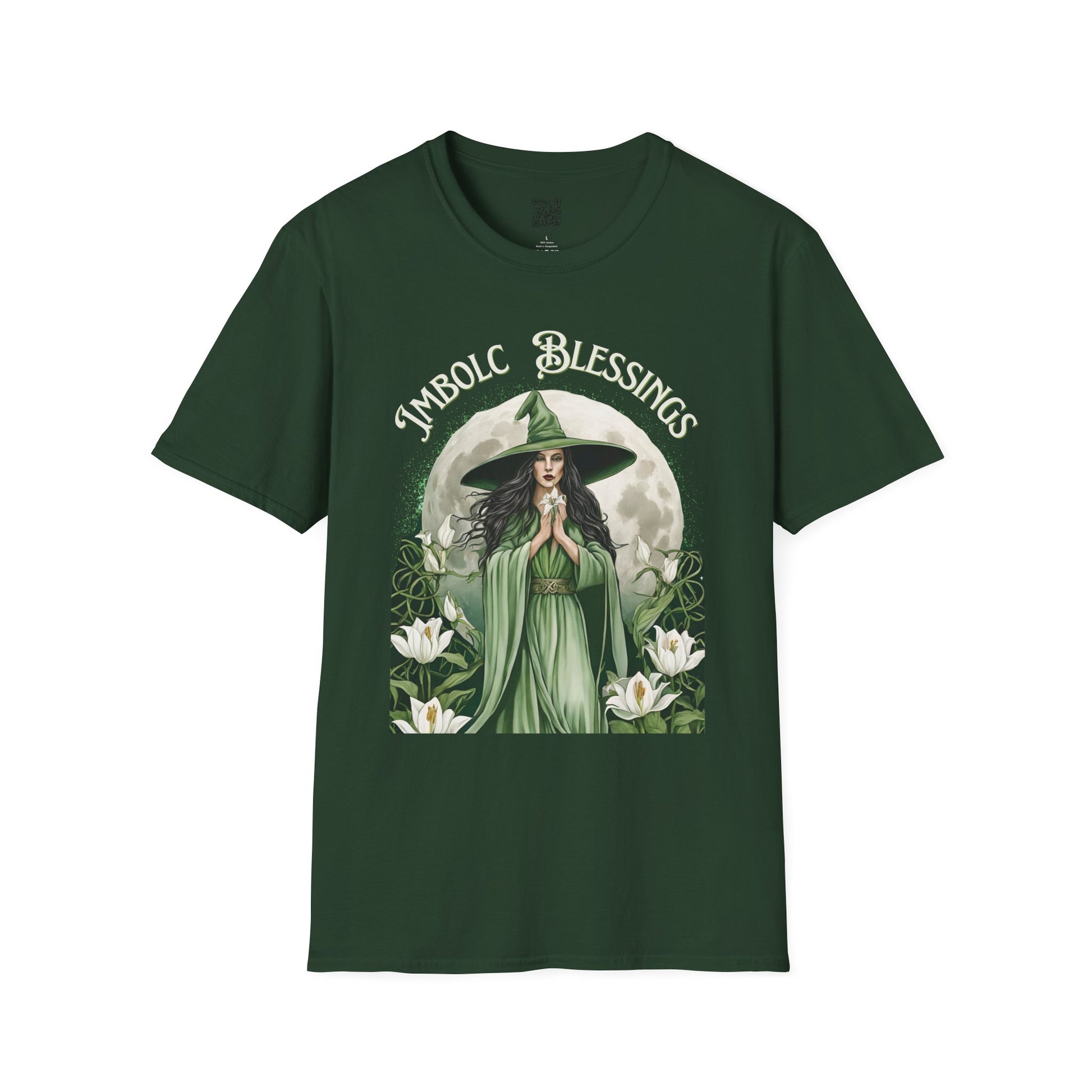 Imbolc Blessings T-Shirt, Witchy Apparel, Pagan Gift, Unisex Graphic Tee, Spiritual Wear, Wheel of the Year, Blessed Be - Divine Mystic Moons