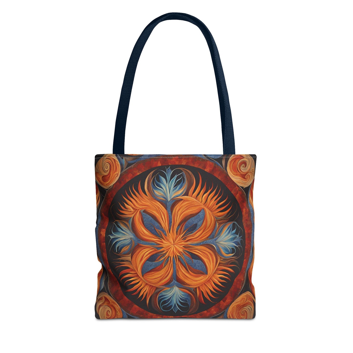 Vibrant Floral Tote Bag, Bohemian Style Handbag, Eco-Friendly Shopping Bag, Art Inspired Gift, Summer Festival Accessory - Divine Mystic Moons