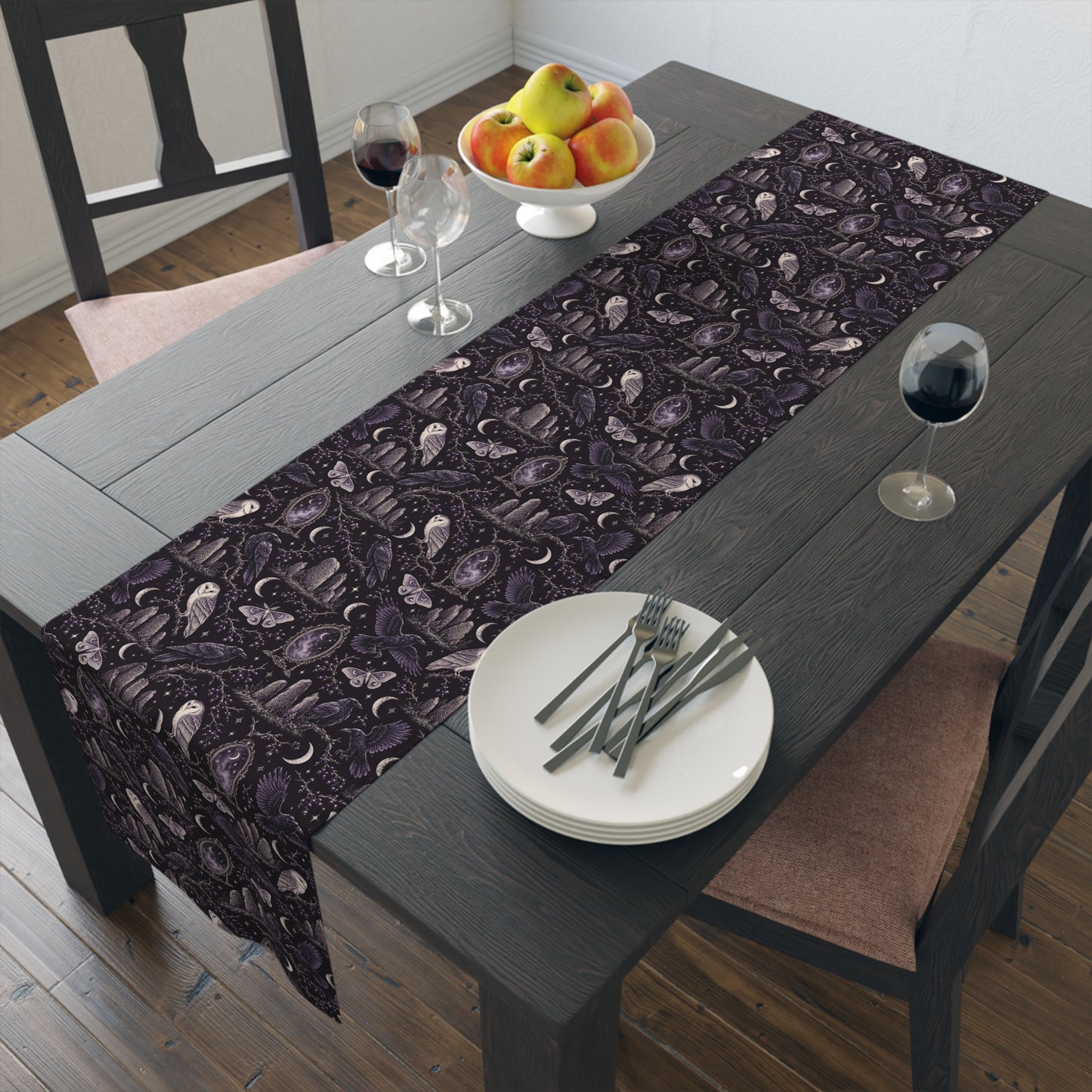 Midnight Raven Table Runner