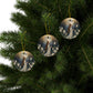 Celtic Goddess Ceramic Ornaments | 2-Sided Design | Perfect for Home Decor, All Year Display - Divine Mystic Moons