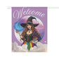 Rainbow Magic Witch Welcome Garden Flag
