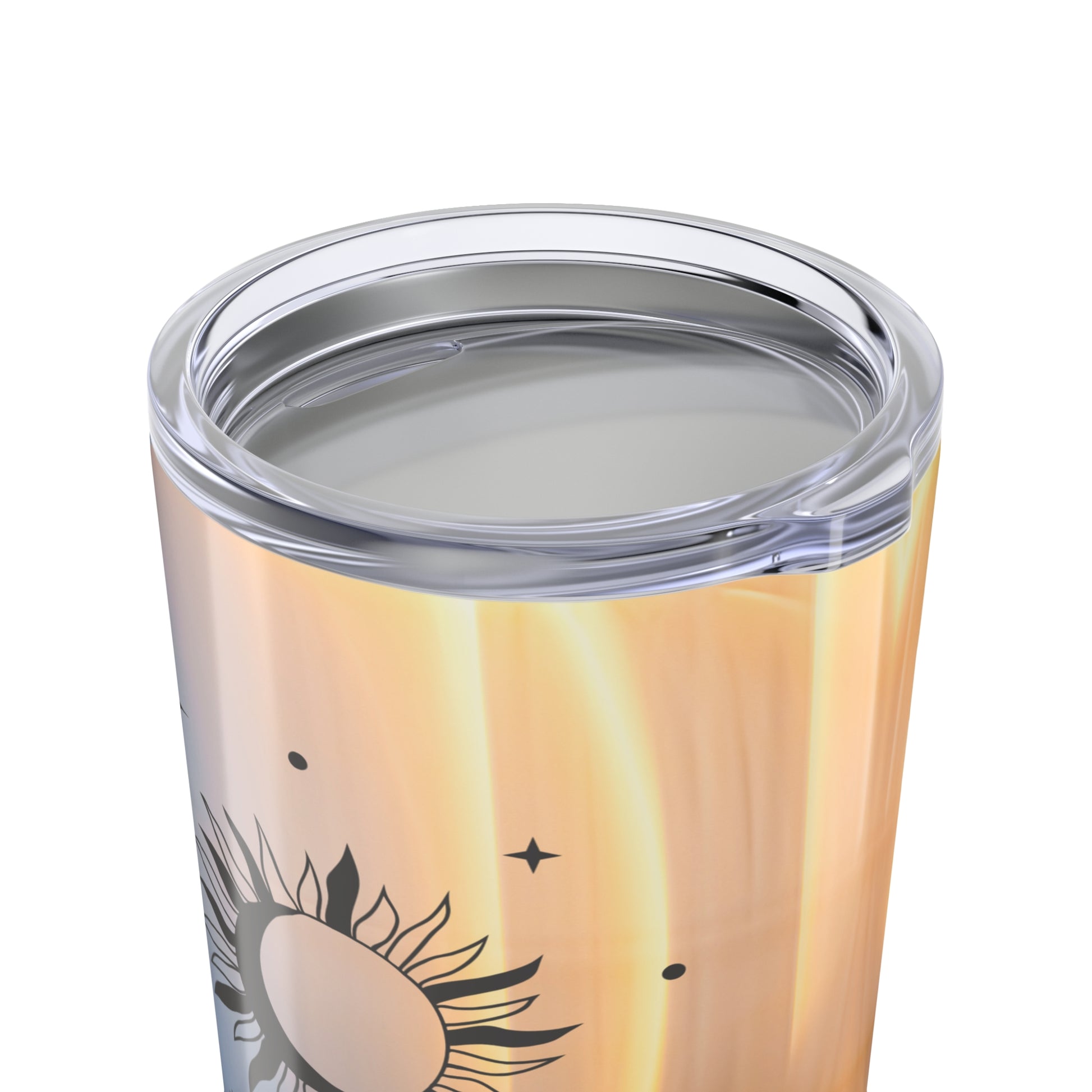 Sun and Moon Witch Hands Tumbler 20oz, Celestial Drinkware, Wiccan Gift, Witchcraft Decor, Pagan Mug, Halloween Cup - Divine Mystic Moons