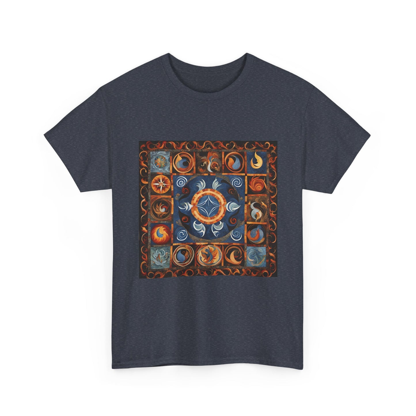 Mystical Elements Bohemian Style Shirt, Nature Lover Gift, Astrology Tee, Spiritual Apparel, Perfect for Festivals - Divine Mystic Moons
