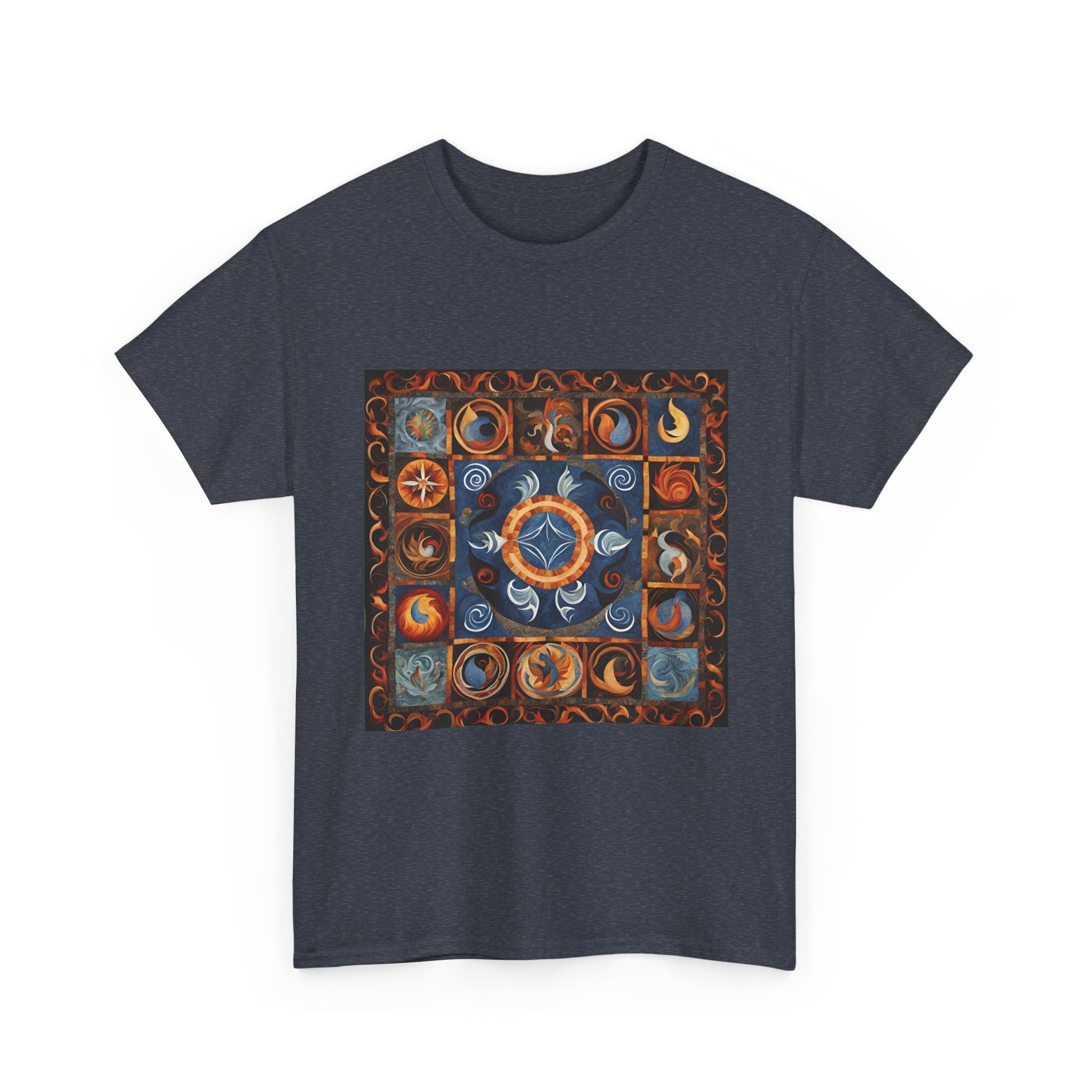 Mystical Elements Bohemian Style Shirt, Nature Lover Gift, Astrology Tee, Spiritual Apparel, Perfect for Festivals - Divine Mystic Moons