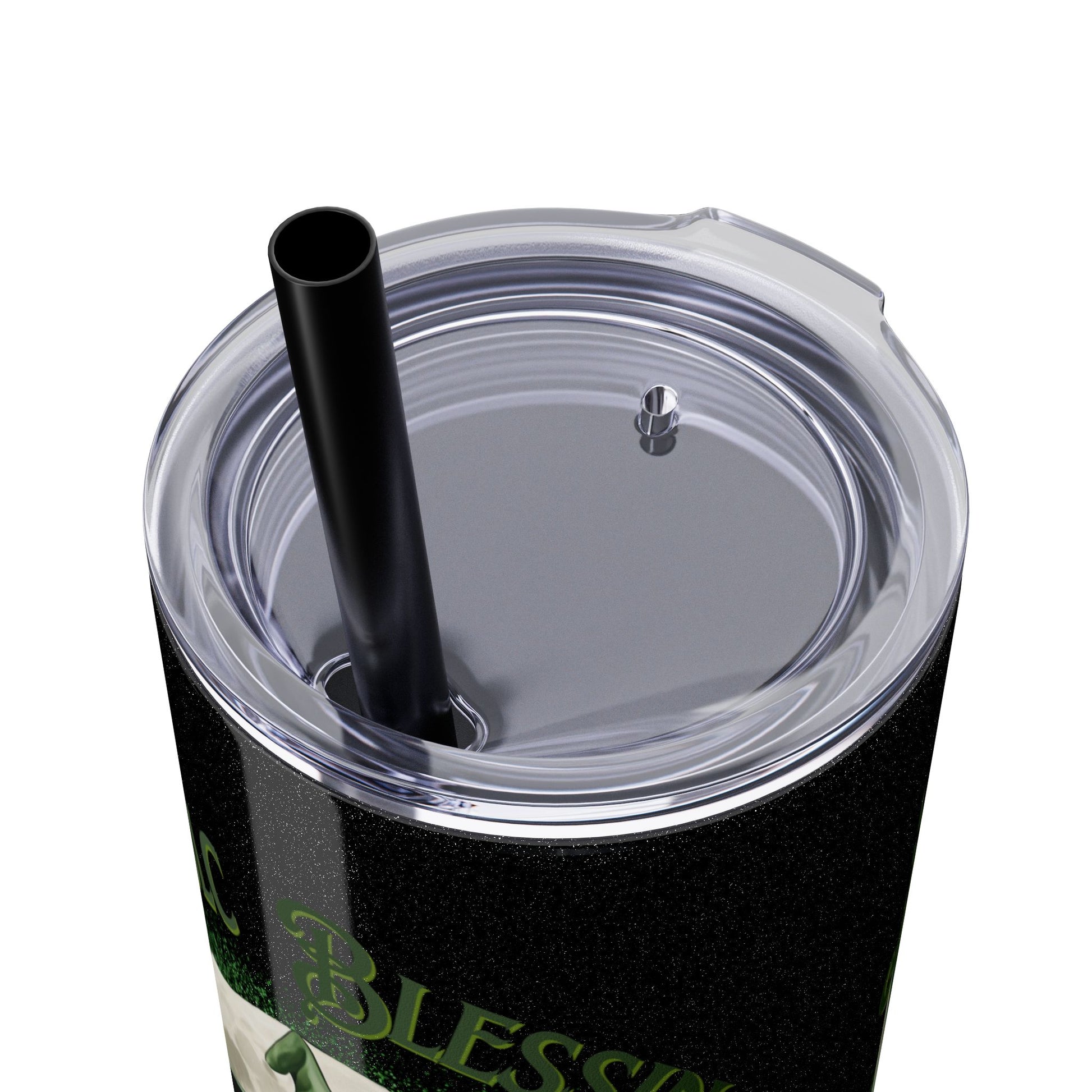 Imbolc Blessings Skinny Tumbler with Straw, 20oz | Witchy Drinkware | Gift for Pagans & Wiccans | Eco-Friendly Travel Cup | Modern Mug - Divine Mystic Moons