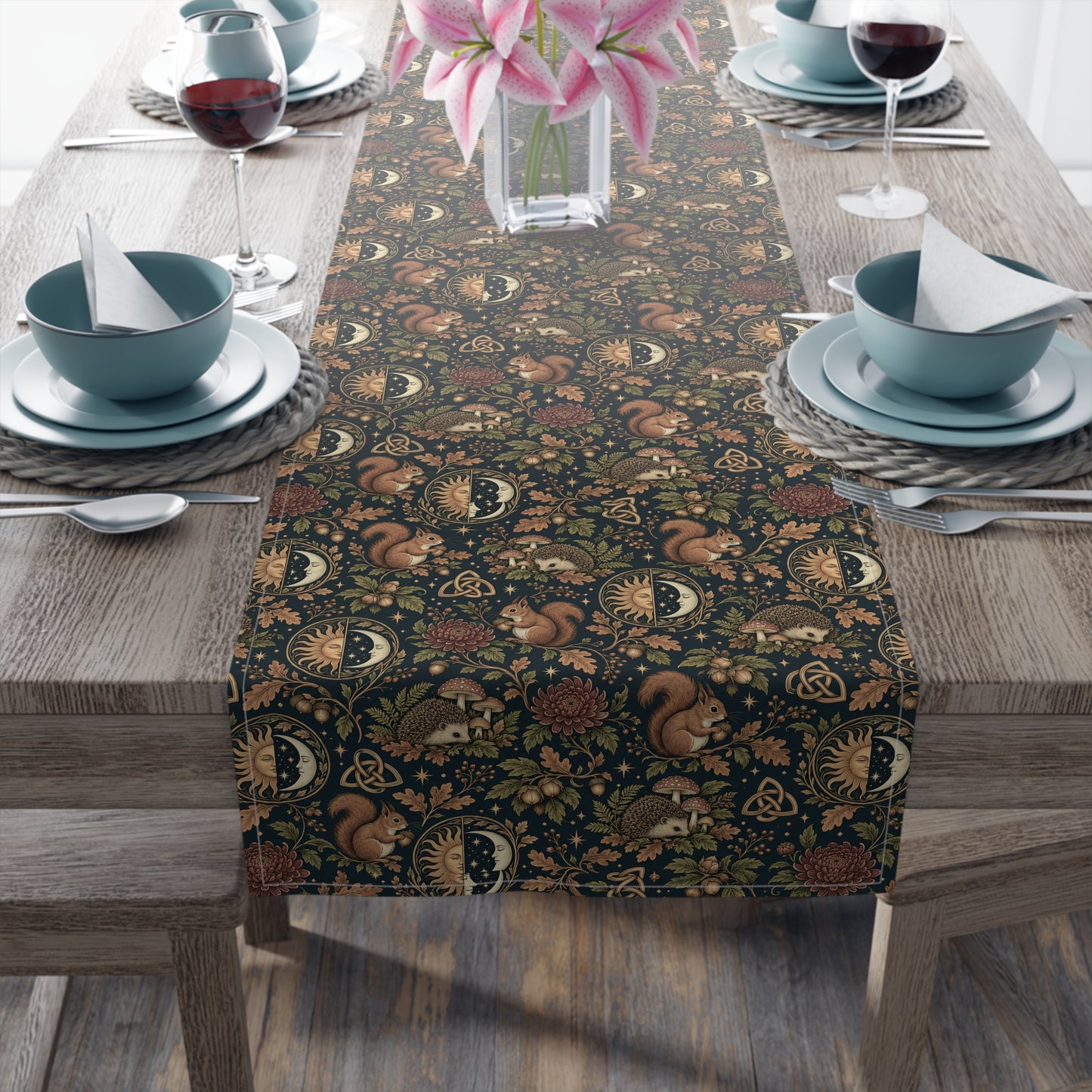 Autumn Woodland Table Runner