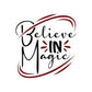 Believe in Magic Kiss-Cut Stickers, Inspirational Sticker, Laptop Decor, Gift for Dreamers, Magic Themed Decor, Self-Expression - Divine Mystic Moons