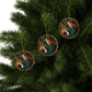 Green Witch Holiday Ornaments, Enchanting Gift for Holiday Decor, 2-Sided Print, Perfect for Tree, Gift Giving, Collectors, 1-10 - Divine Mystic Moons