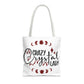 Crazy Crystal Lady Tote Bag - Perfect for Gift, Witchcraft, Crystals, Shopping, Eco-Friendly, Astrology Lover - Divine Mystic Moons