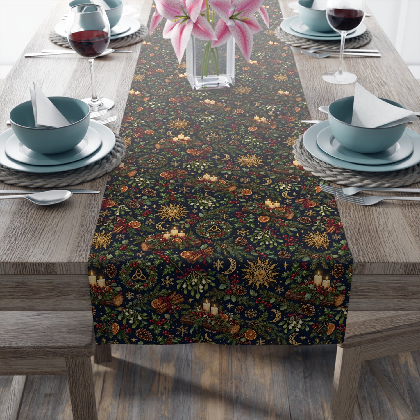 Yule Hearth Table Runner