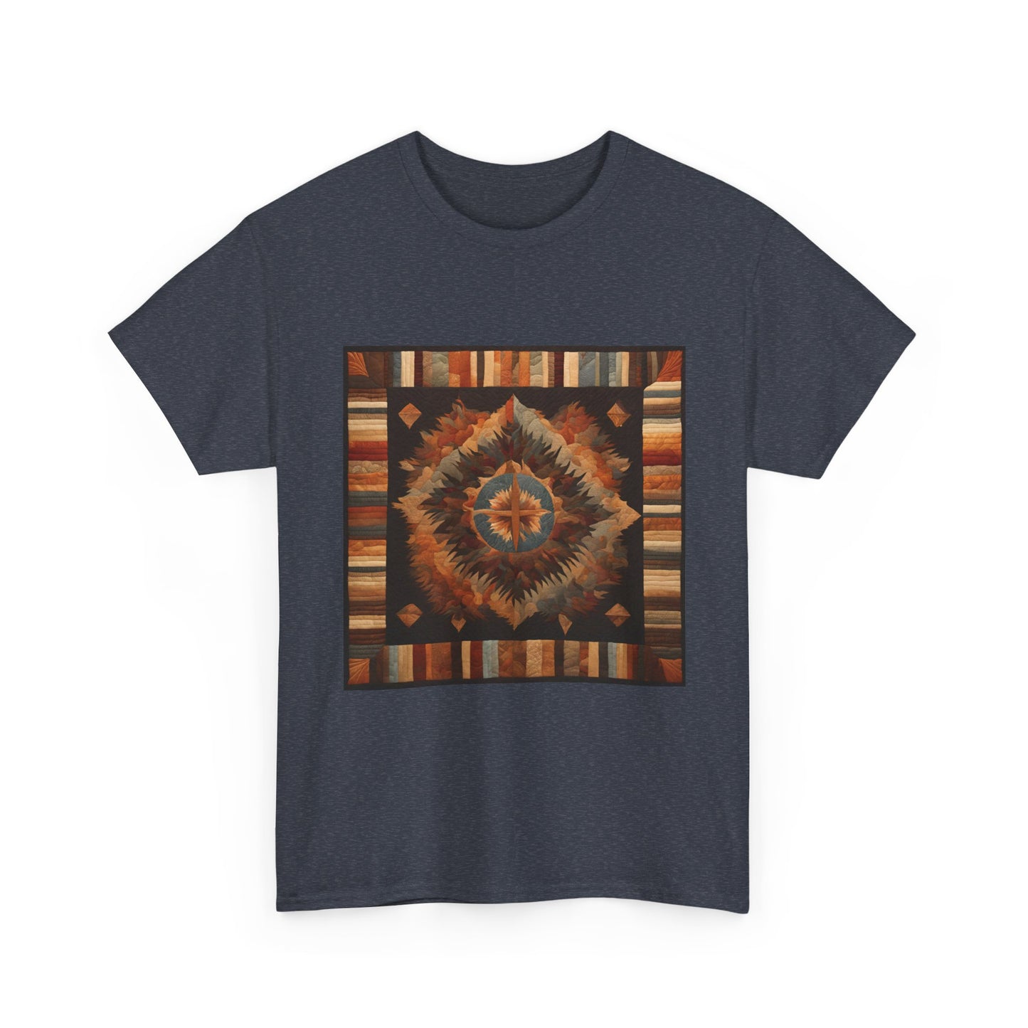 Bohemian Style Unisex Heavy Cotton Tee - Cozy Everyday Wear, Perfect for Festivals, Casual Outings, Nature Lovers, and Gift Ideas - Divine Mystic Moons