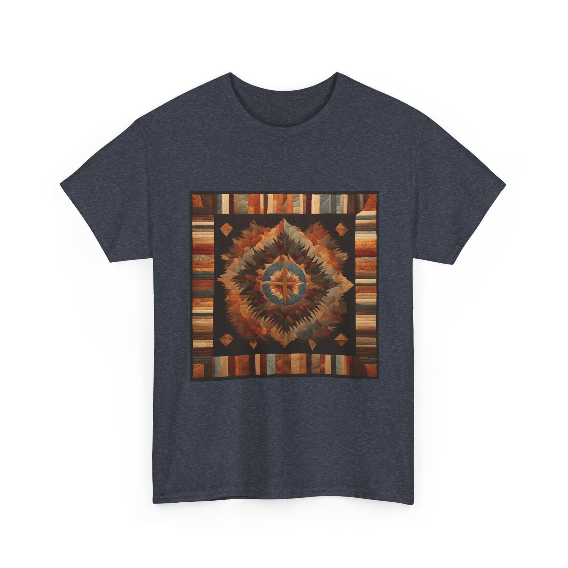 Bohemian Style Unisex Heavy Cotton Tee - Cozy Everyday Wear, Perfect for Festivals, Casual Outings, Nature Lovers, and Gift Ideas - Divine Mystic Moons