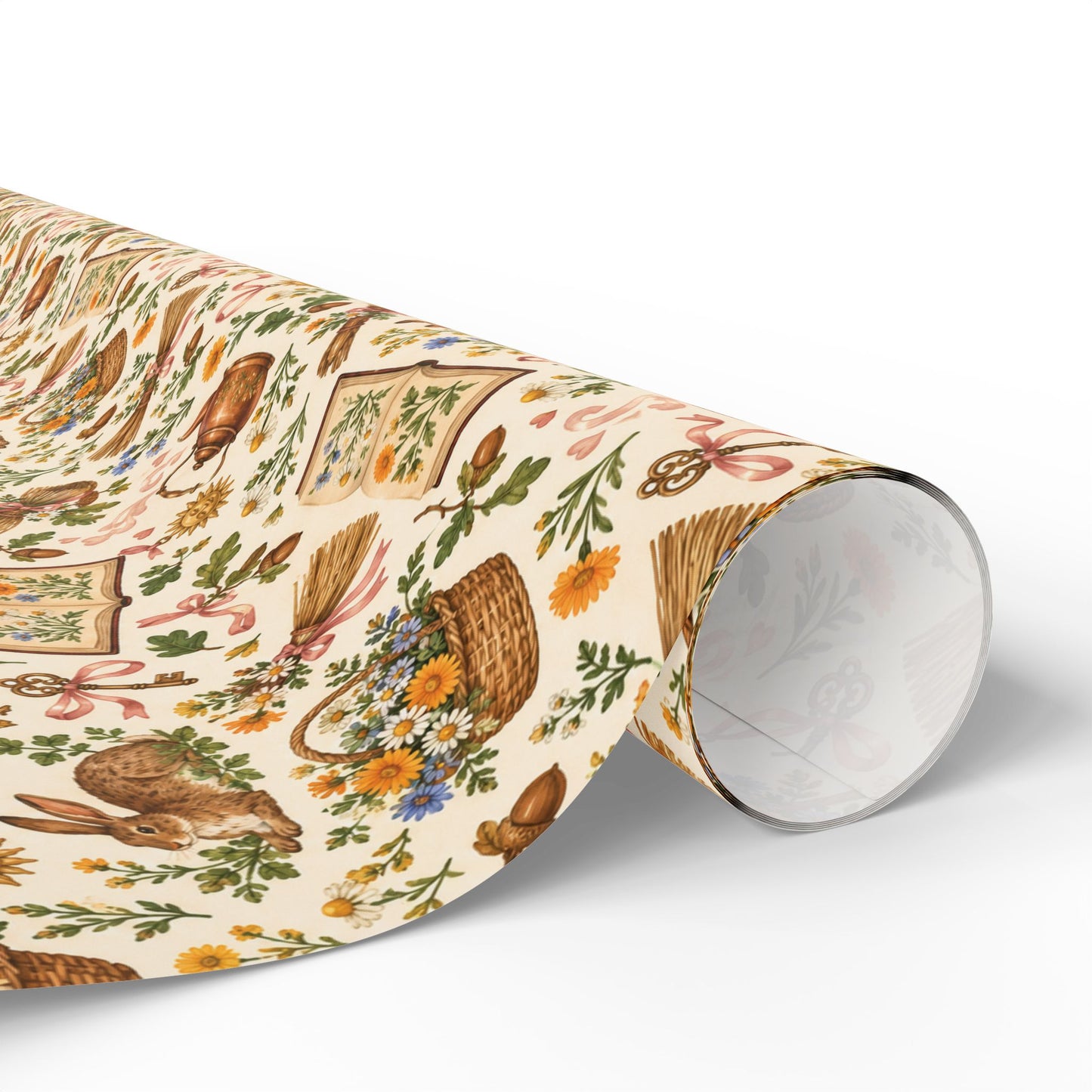 Cottage Witch Hare & Herbal Magic Wrapping Paper