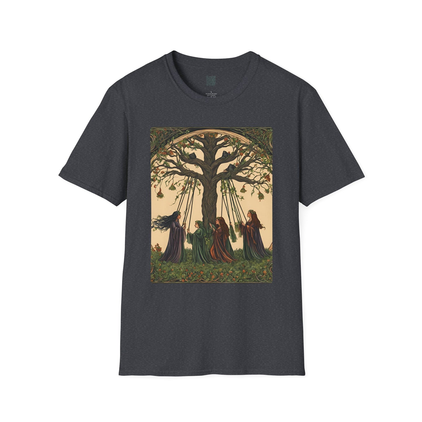 Beltan Maypole T-Shirt | Boho Style Tee, Gift for Nature Lovers, Festival Wear, Eco-Friendly Apparel, Everyday Comfort - Divine Mystic Moons