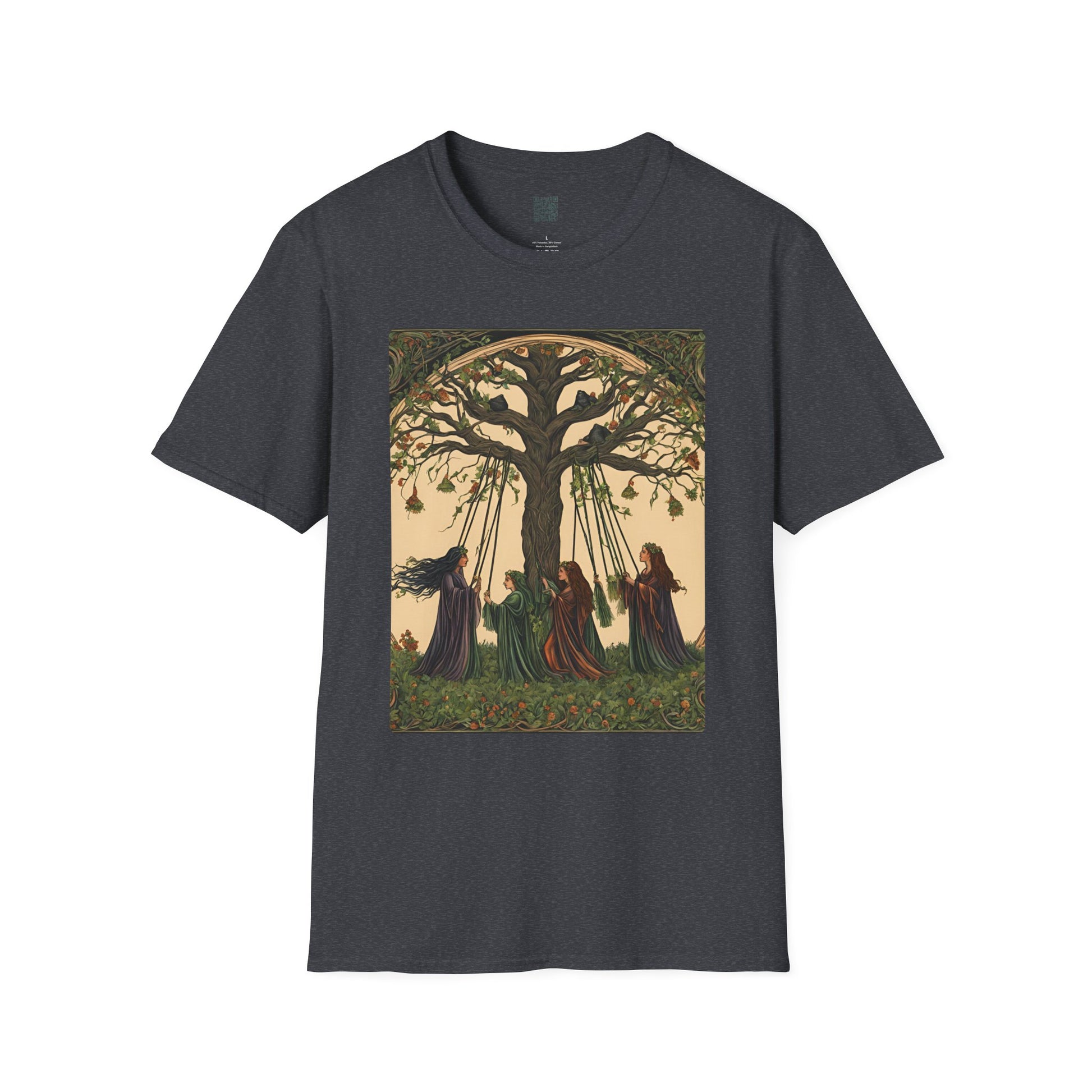 Beltan Maypole T-Shirt | Boho Style Tee, Gift for Nature Lovers, Festival Wear, Eco-Friendly Apparel, Everyday Comfort - Divine Mystic Moons