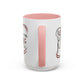 Believe in Magic Mug – Mystical Quote Coffee Cup, Witchy Gift for Her, Pink, Red, or Black Two-Tone Mug, Pagan Kitchen Decor