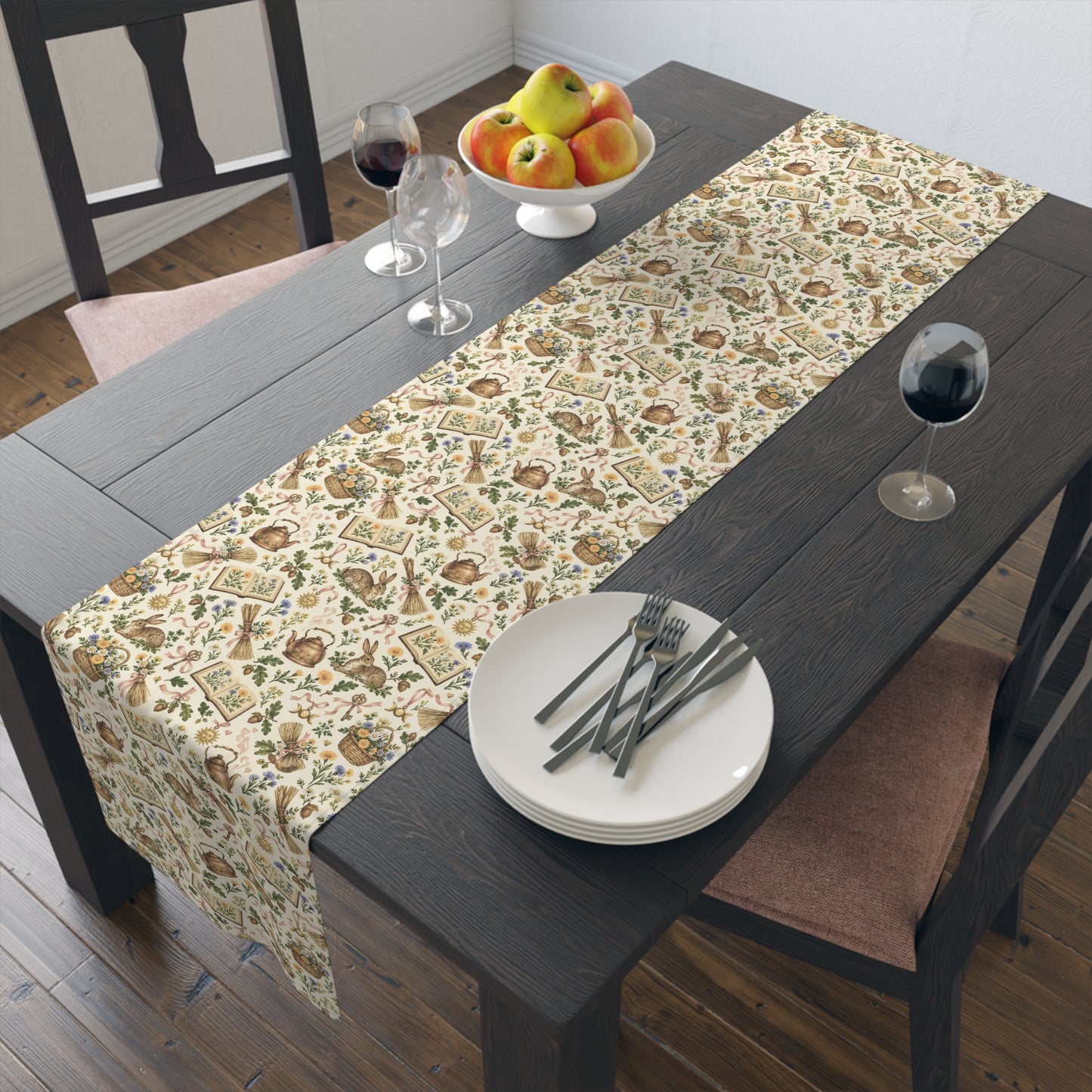 Cottage Witch Garden Table Runner