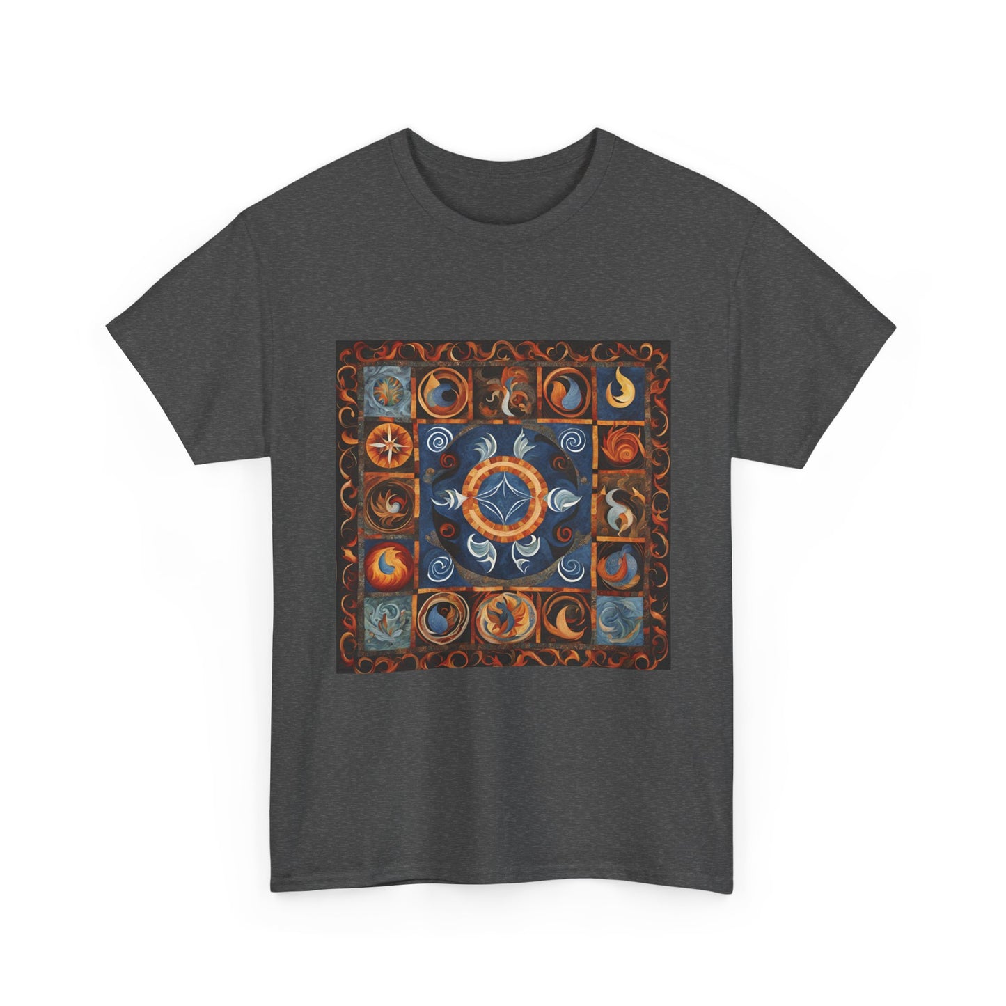 Mystical Elements Bohemian Style Shirt, Nature Lover Gift, Astrology Tee, Spiritual Apparel, Perfect for Festivals - Divine Mystic Moons