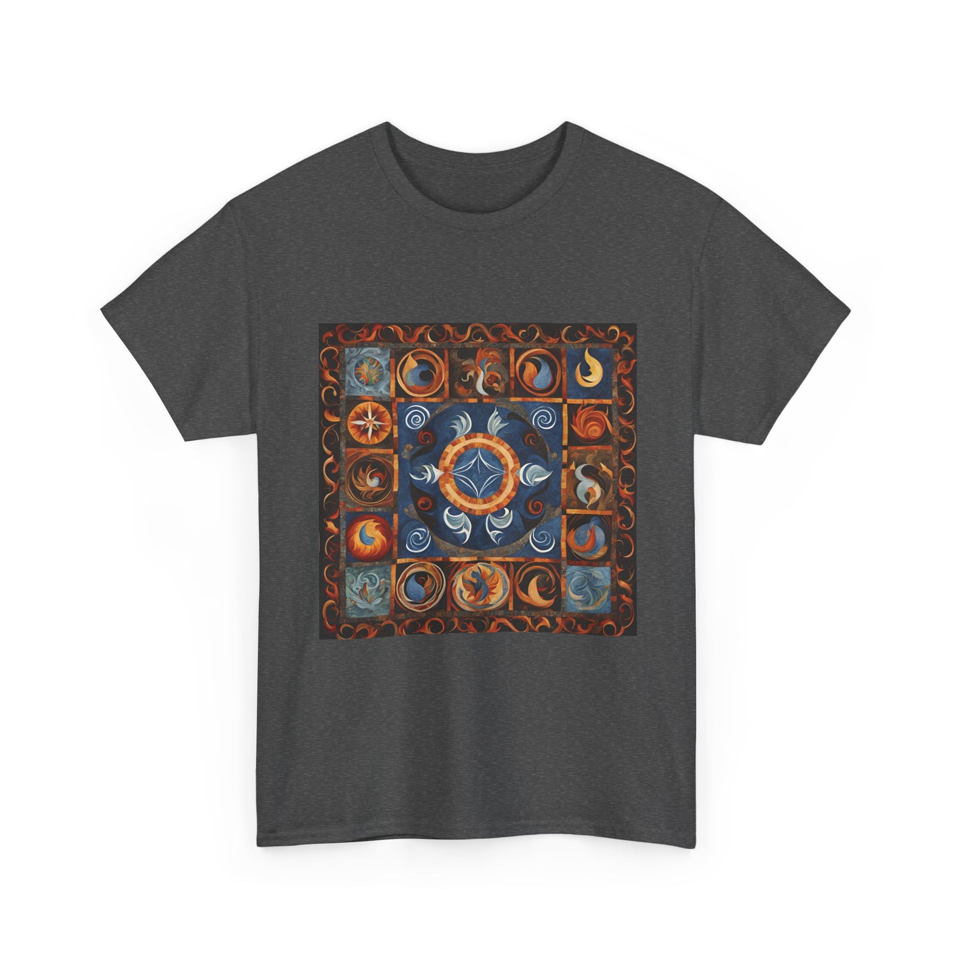 Mystical Elements Bohemian Style Shirt, Nature Lover Gift, Astrology Tee, Spiritual Apparel, Perfect for Festivals - Divine Mystic Moons
