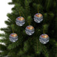 Winter Wonderland Ceramic Ornaments | Beautiful Painted Scene Two-Sided Decor for Christmas, Holiday Gifts, Tree Decorations - Divine Mystic Moons