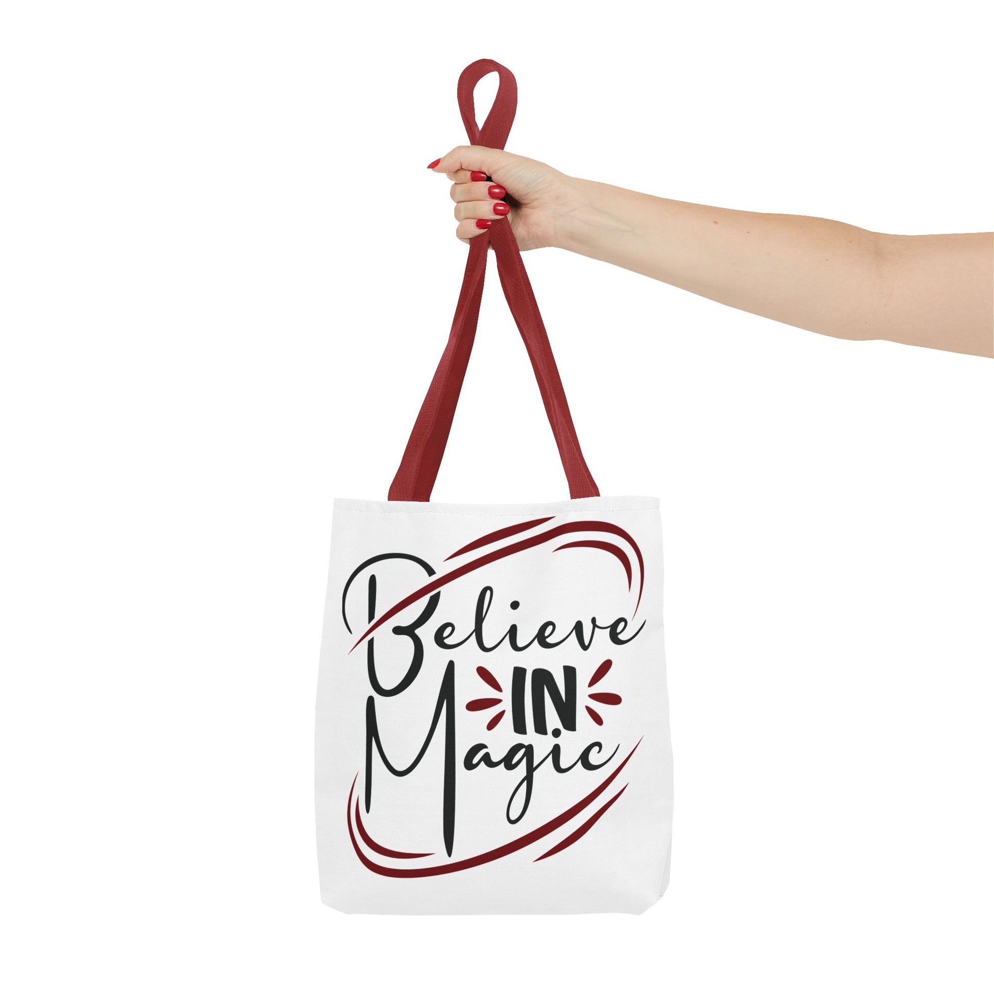 Believe in Magic Tote Bag | Inspirational Tote, Gift for Dreamers, Everyday Carry, Eco-Friendly Bag, Magic Lovers - Divine Mystic Moons