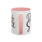 Black Like My Soul Mug – Gothic Coffee Cup, Funny Dark Humor Gift, Pink, Red, or Black Two-Tone Ceramic Mug, Alt Aesthetic Drinkware - Divine Mystic Moons