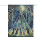 Moonlit Maypole Beltane Garden Flag