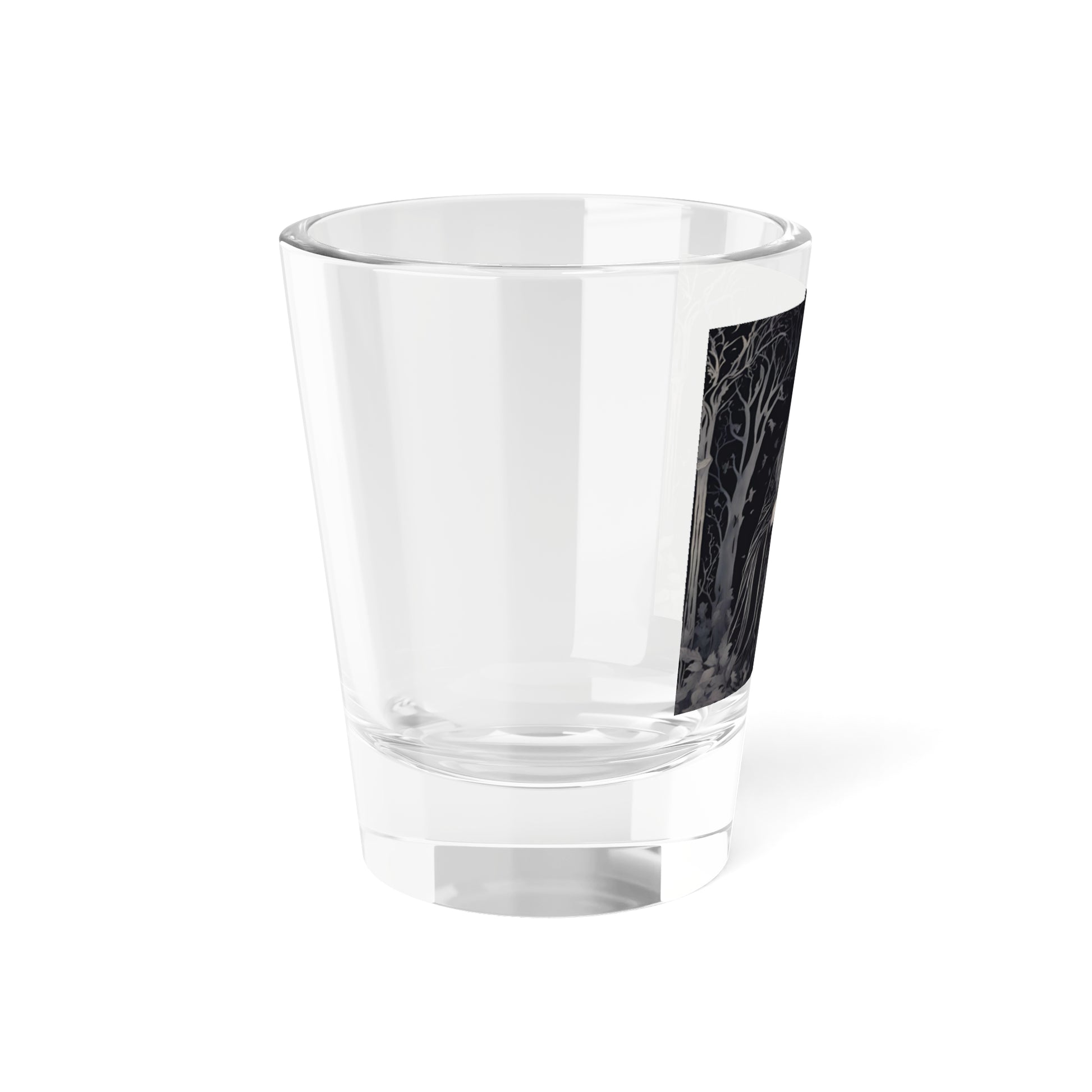 Heart of Shadows Shot Glass – 1.5oz of Dark Enchantment Heart Shot Glass | Dark Fantasy Drinkware, Gothic Party Favor - Divine Mystic Moons