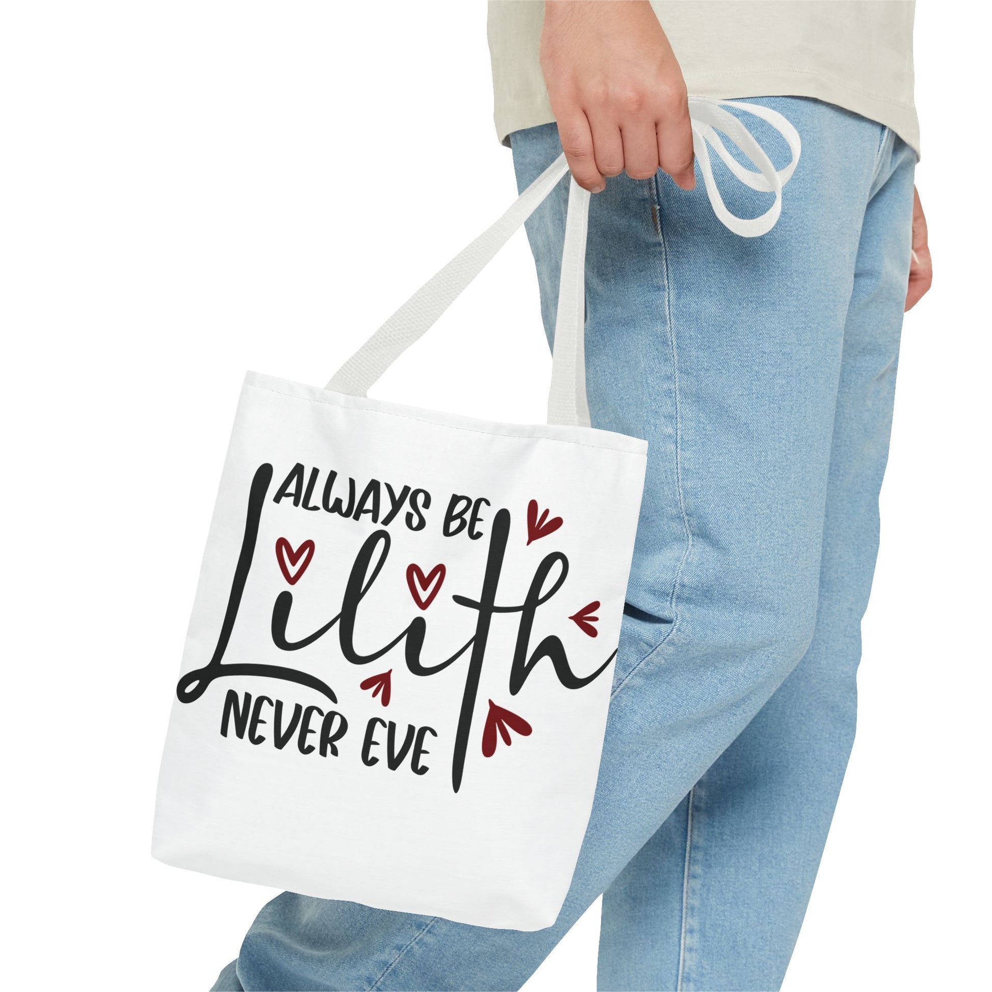 Cute Lilith Quote Tote Bag, Perfect for Gifts, Everyday Use, Shopping, or Special Occasions, Lightweight & Stylish - Divine Mystic Moons