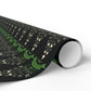Botanical Yule Tree Wrapping Paper