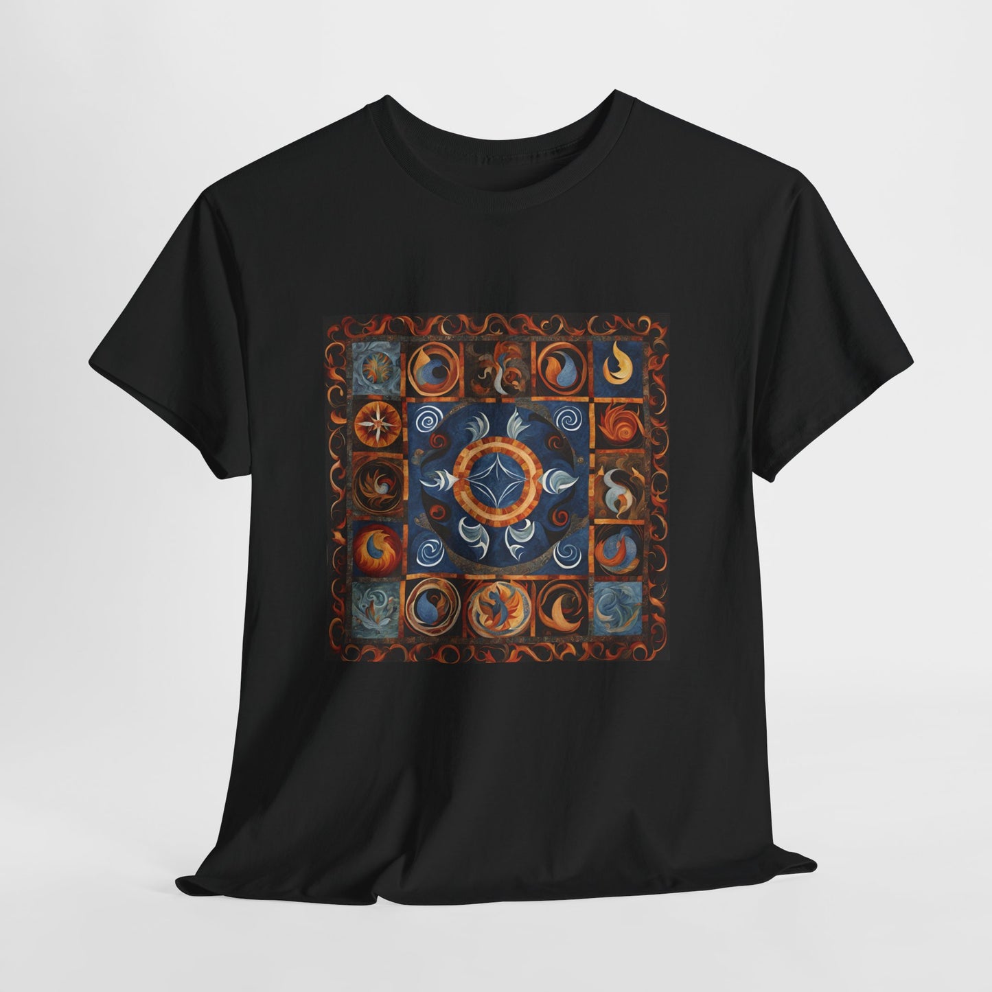 Mystical Elements Bohemian Style Shirt, Nature Lover Gift, Astrology Tee, Spiritual Apparel, Perfect for Festivals - Divine Mystic Moons